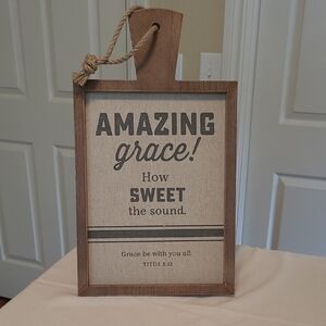 Rustic Brown Inspirational Plaque